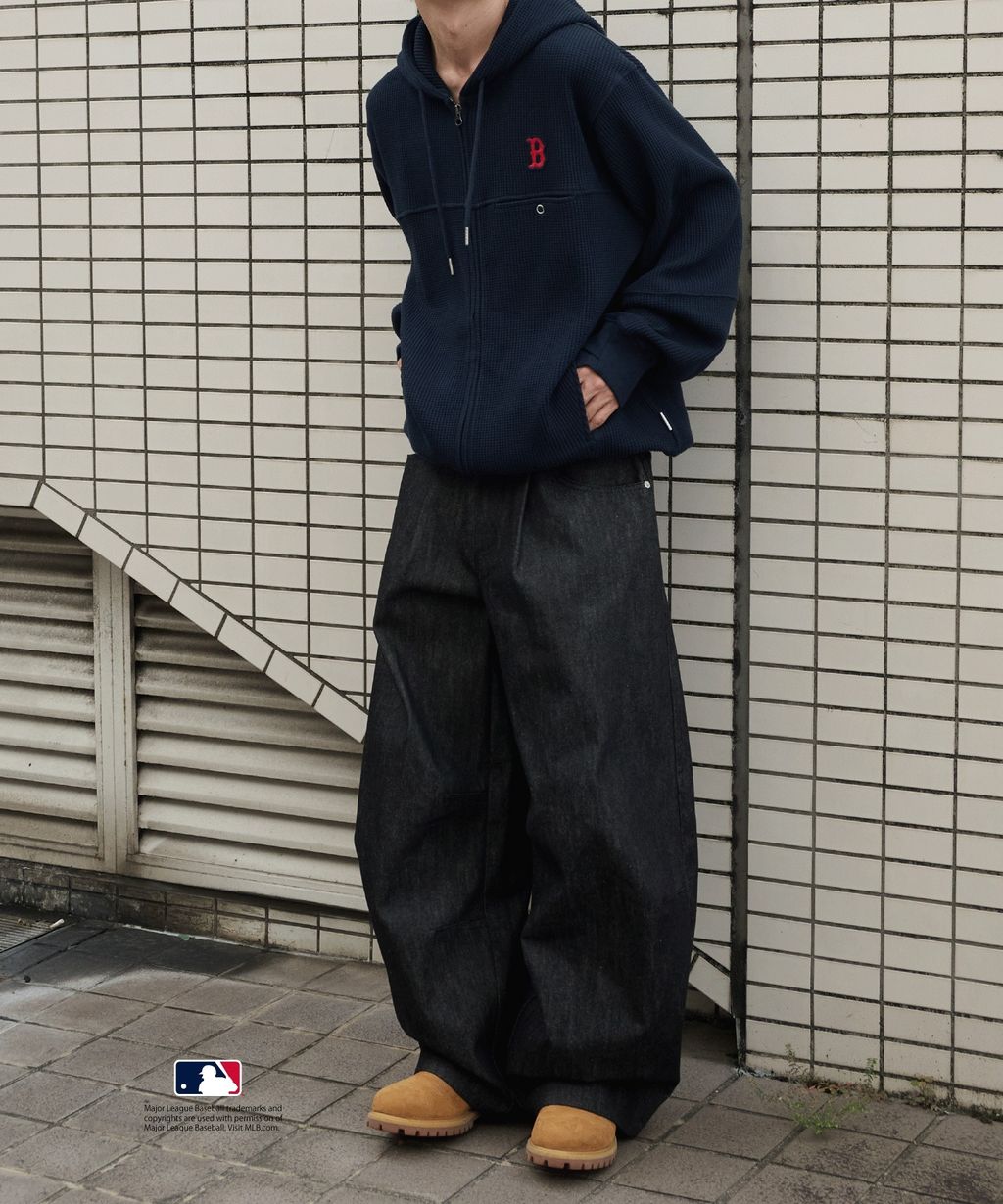 Perushu × MLB 華夫格連帽外套_51