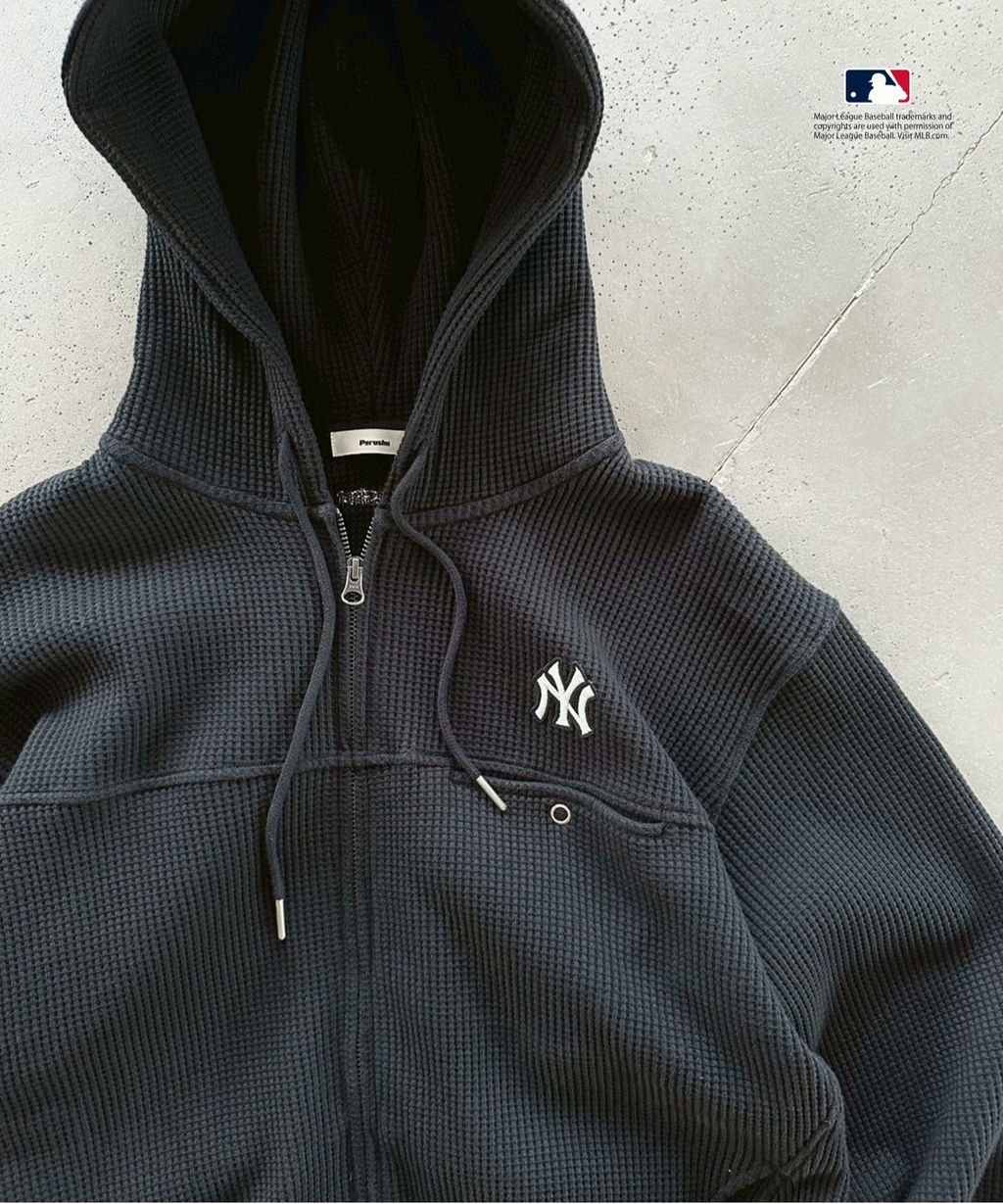 Perushu × MLB 華夫格連帽外套_47