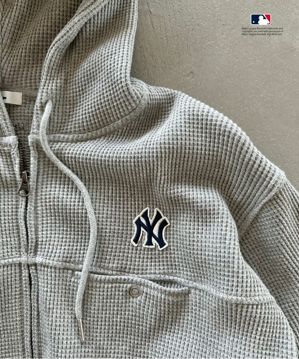 Perushu × MLB 華夫格連帽外套_41