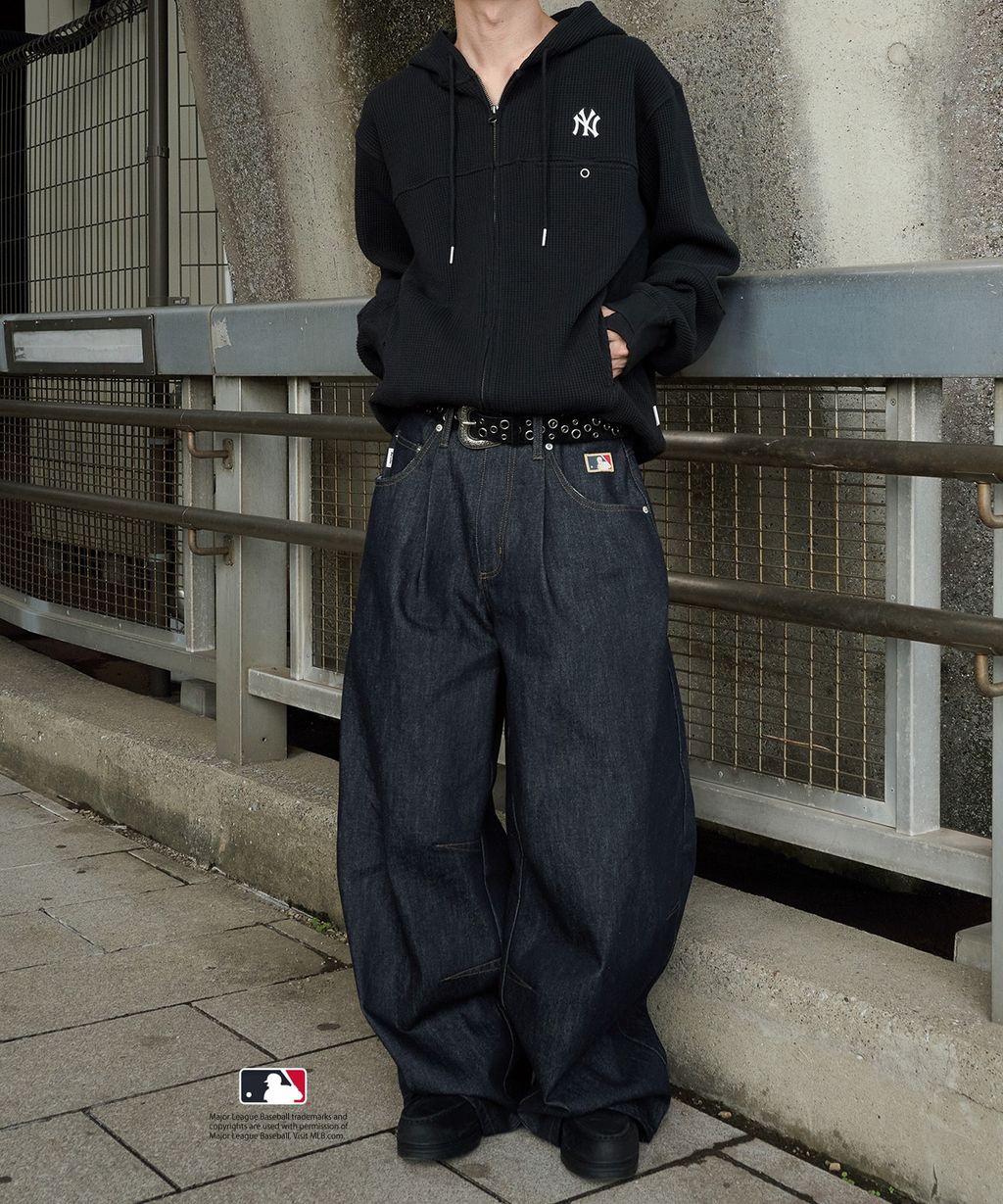 Perushu × MLB 華夫格連帽外套_33