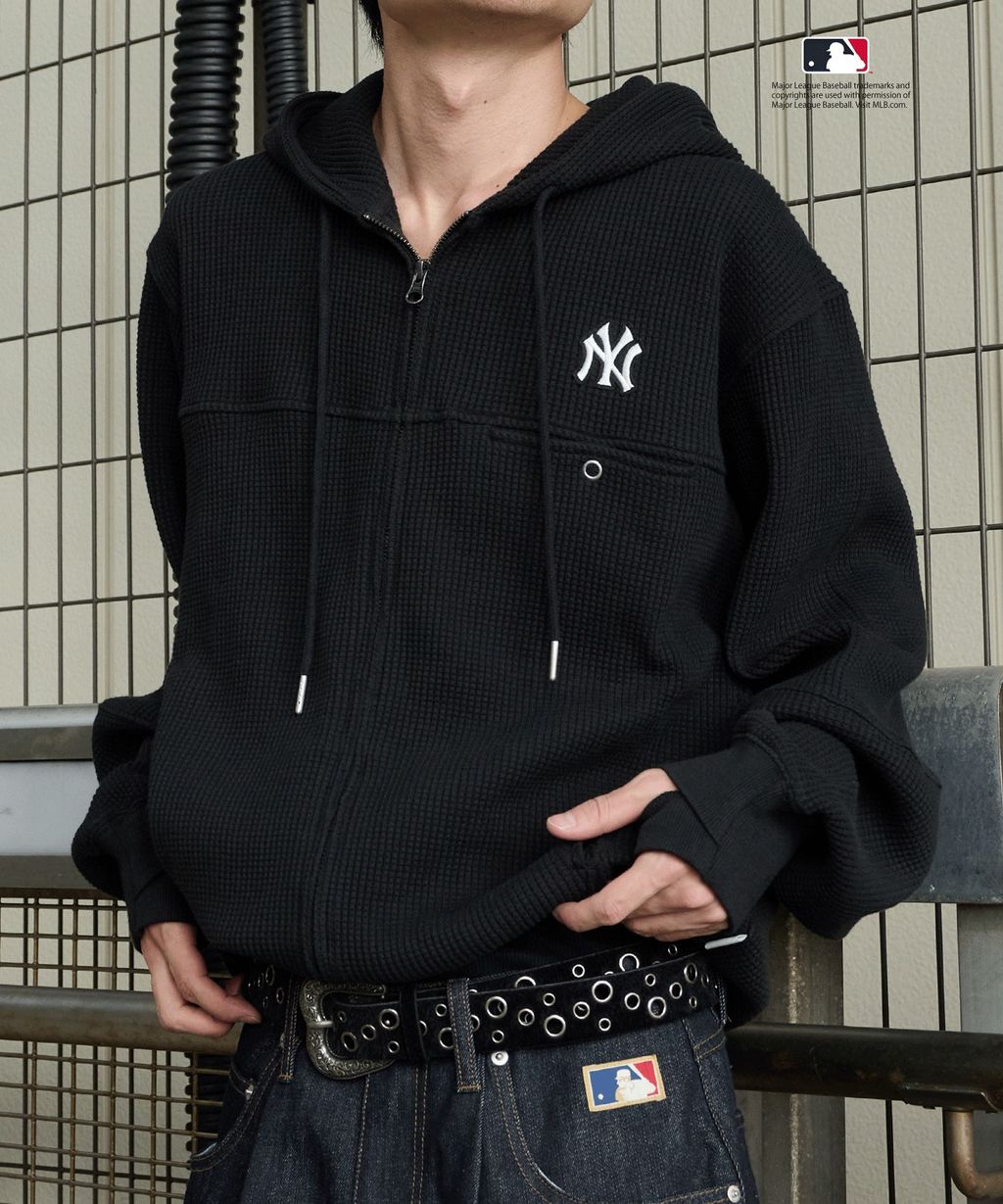 Perushu × MLB 華夫格連帽外套_29
