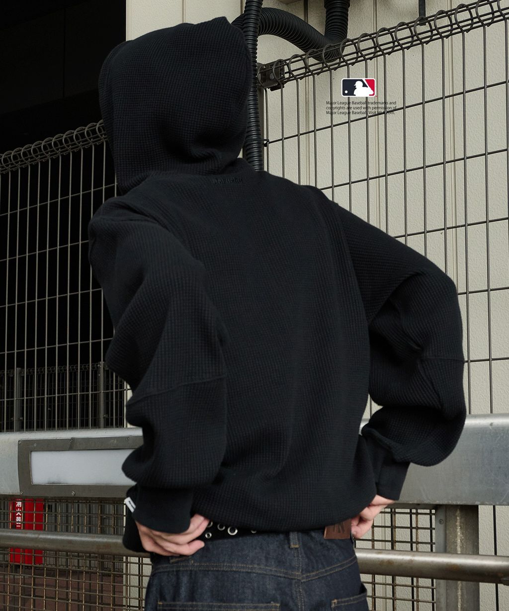 Perushu × MLB 華夫格連帽外套_30