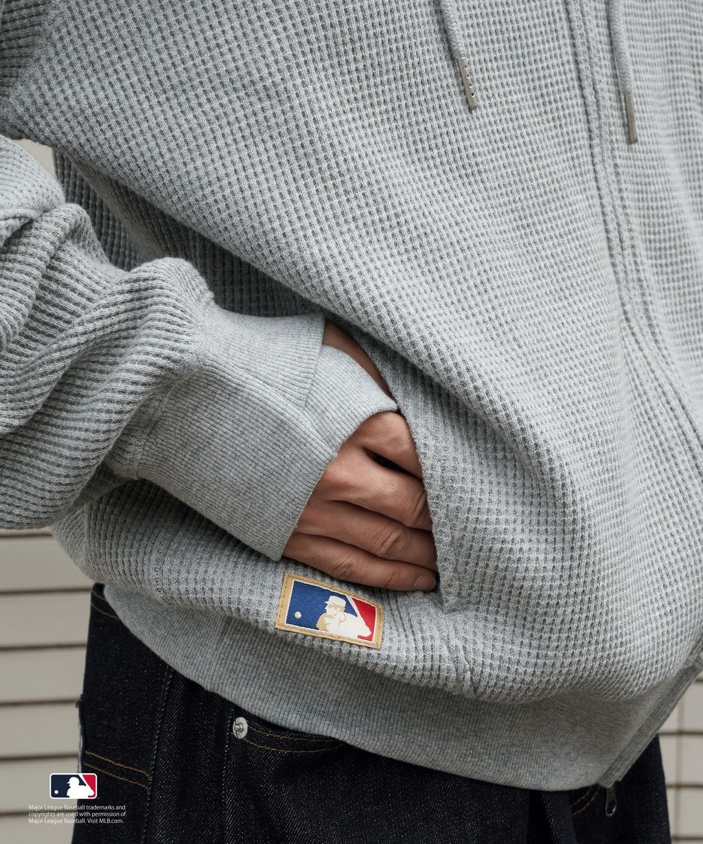 Perushu × MLB 華夫格連帽外套_11