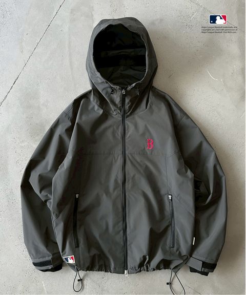 Perushu × MLB 雙拉鏈防風夾克_2