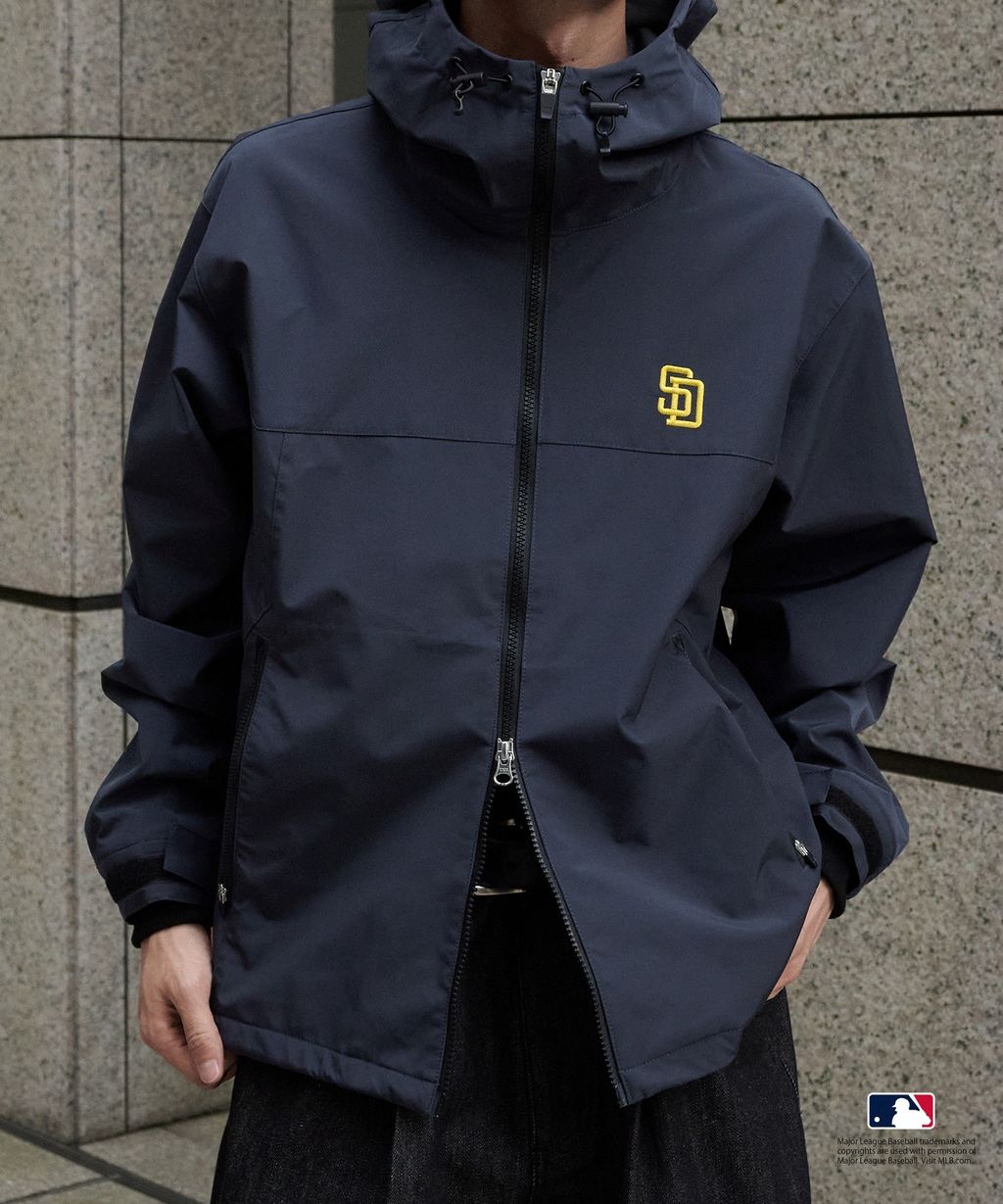Perushu × MLB 雙拉鏈防風夾克_28