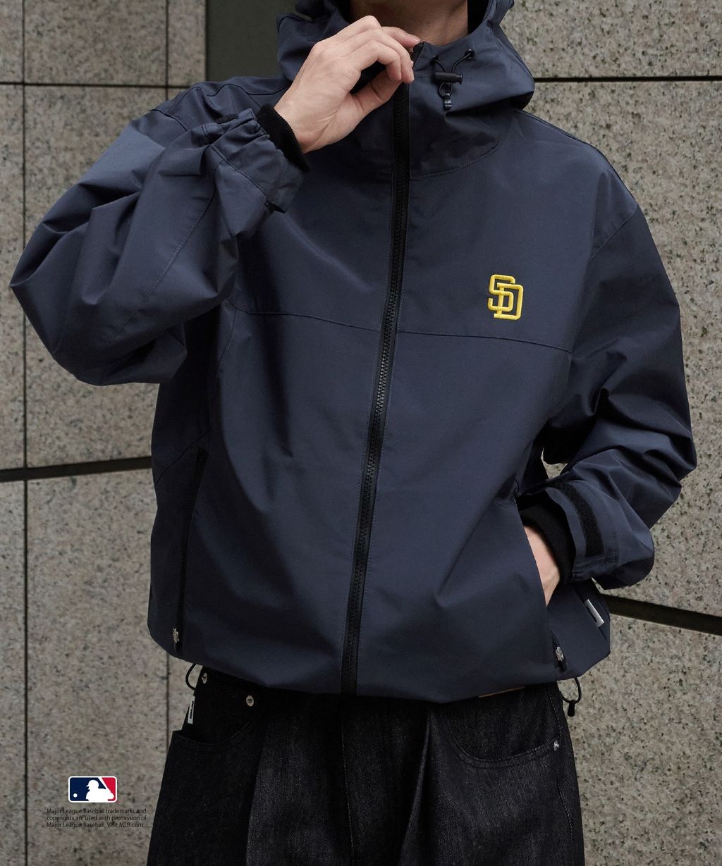 Perushu × MLB 雙拉鏈防風夾克_27