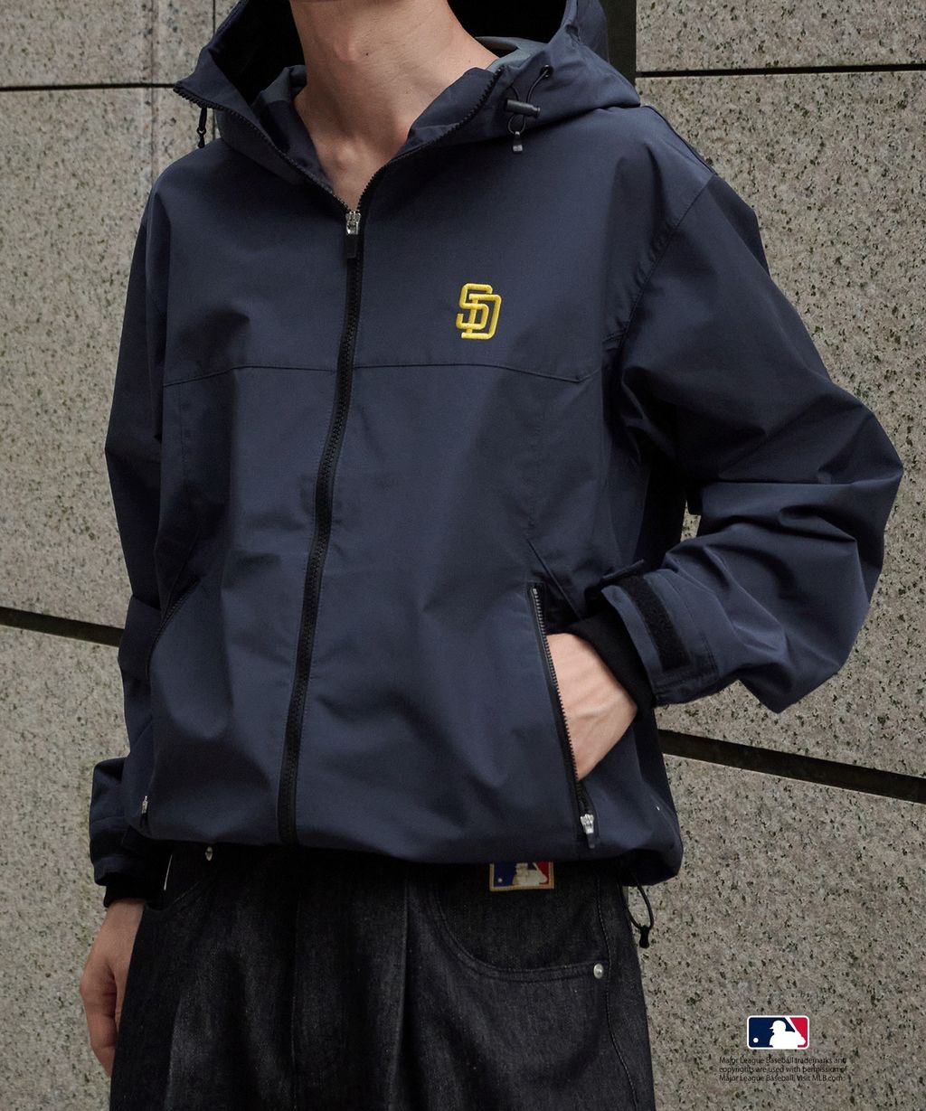 Perushu × MLB 雙拉鏈防風夾克_26