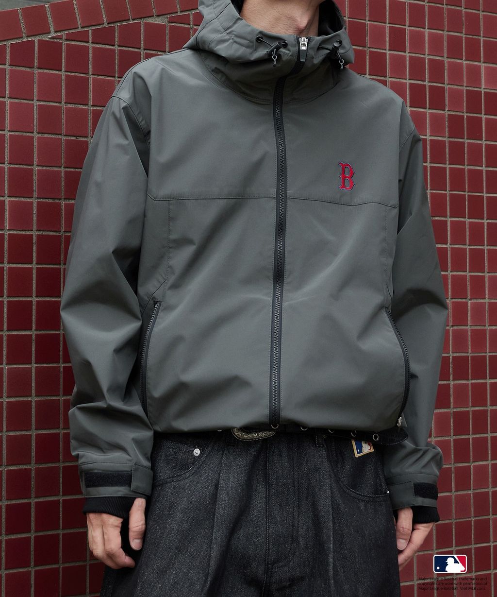 Perushu × MLB 雙拉鏈防風夾克_20