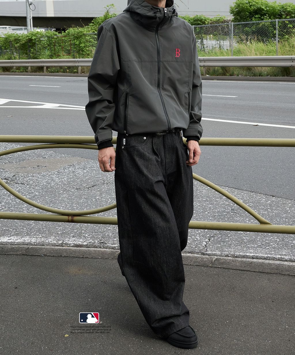 Perushu × MLB 雙拉鏈防風夾克_19