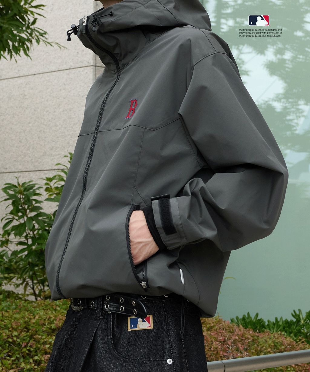 Perushu × MLB 雙拉鏈防風夾克_17