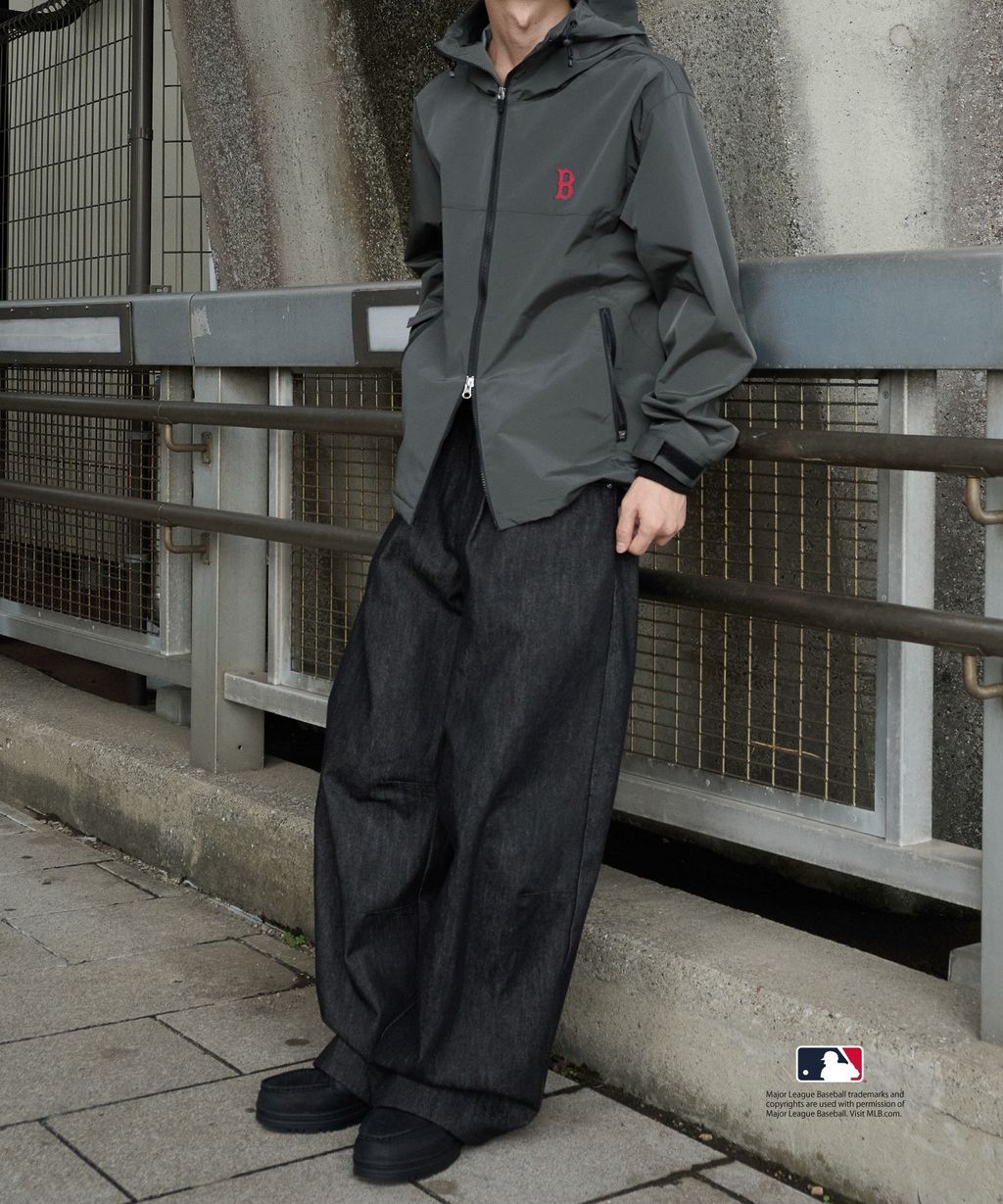 Perushu × MLB 雙拉鏈防風夾克_15