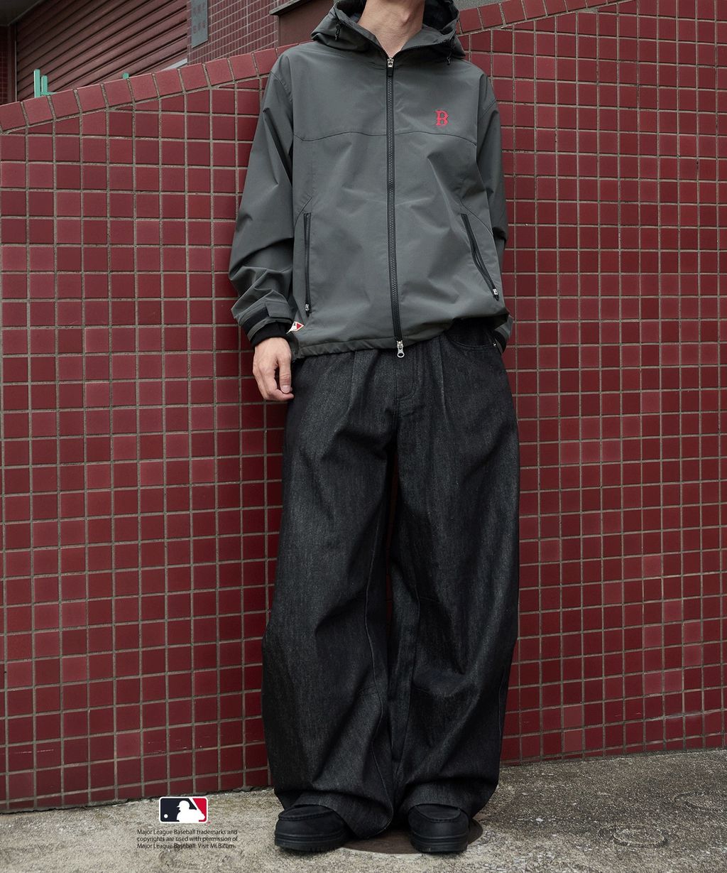 Perushu × MLB 雙拉鏈防風夾克_14