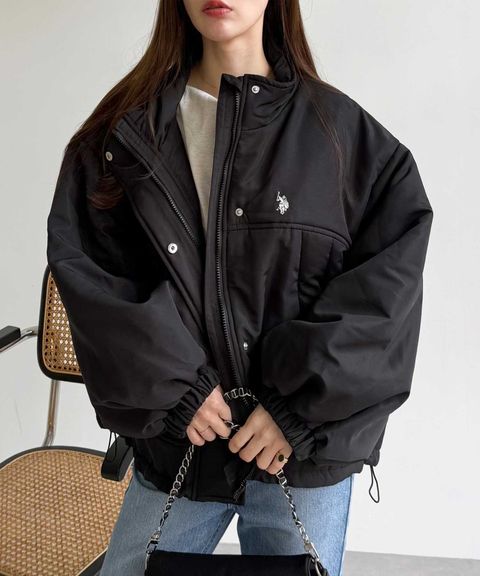 U.S. POLO ASSN. 保暖中棉oversize短版外套_3