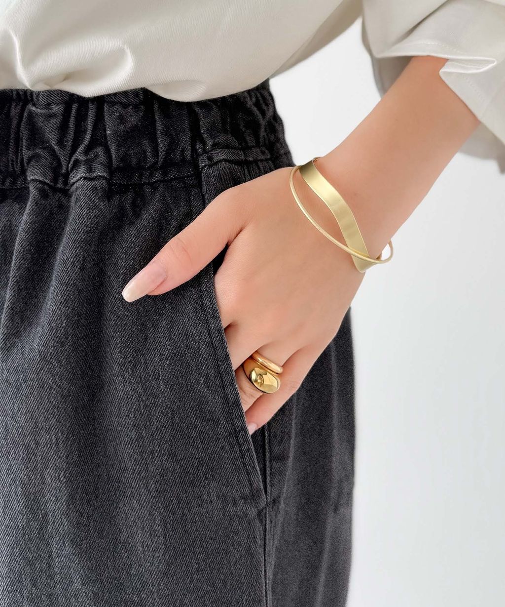 java 10oz腰部抽繩繭型牛仔褲(男女同款)_23