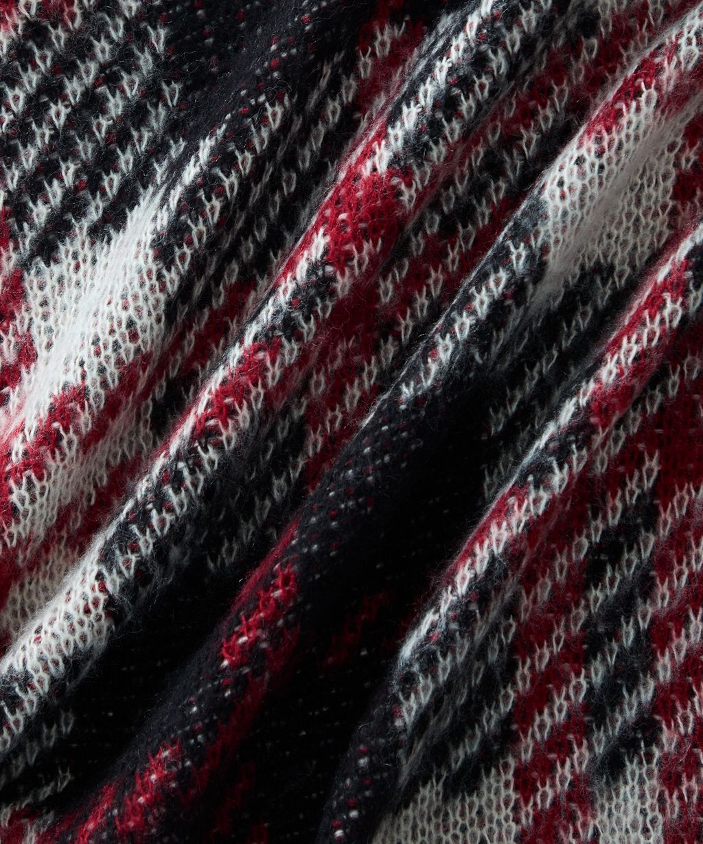 THE CRAFT CREW PRODUCTS 可水洗格紋提花寬版圓領針織毛衣_70