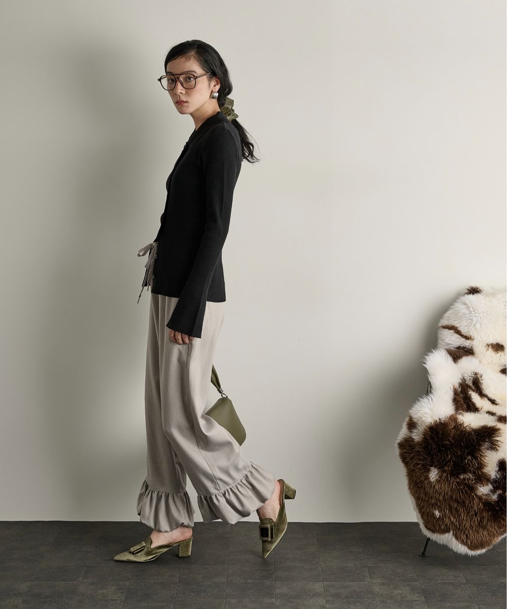 THE YOn 修身羅紋針織POLO開襟衫_55