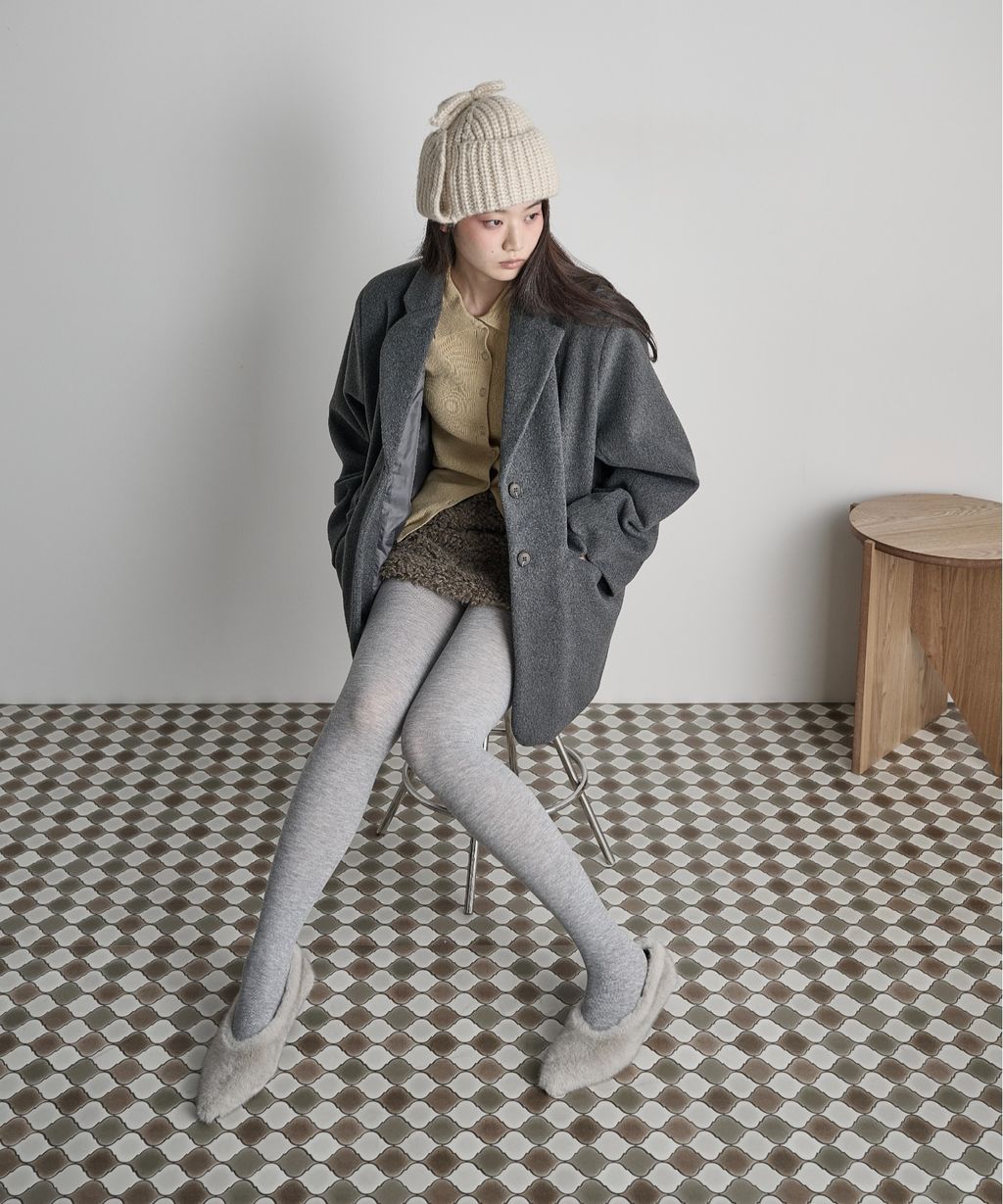 THE YOn 修身羅紋針織POLO開襟衫_51