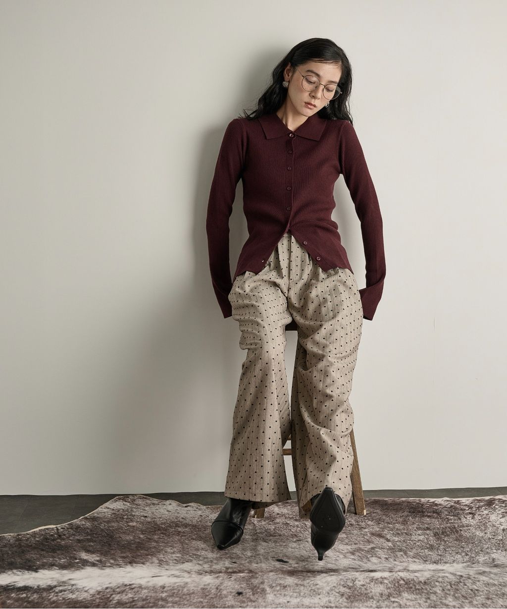 THE YOn 修身羅紋針織POLO開襟衫_30