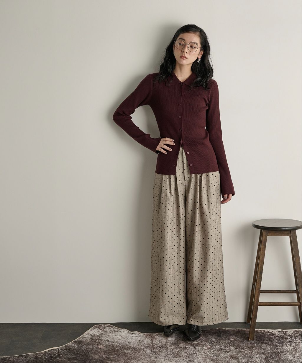 THE YOn 修身羅紋針織POLO開襟衫_25