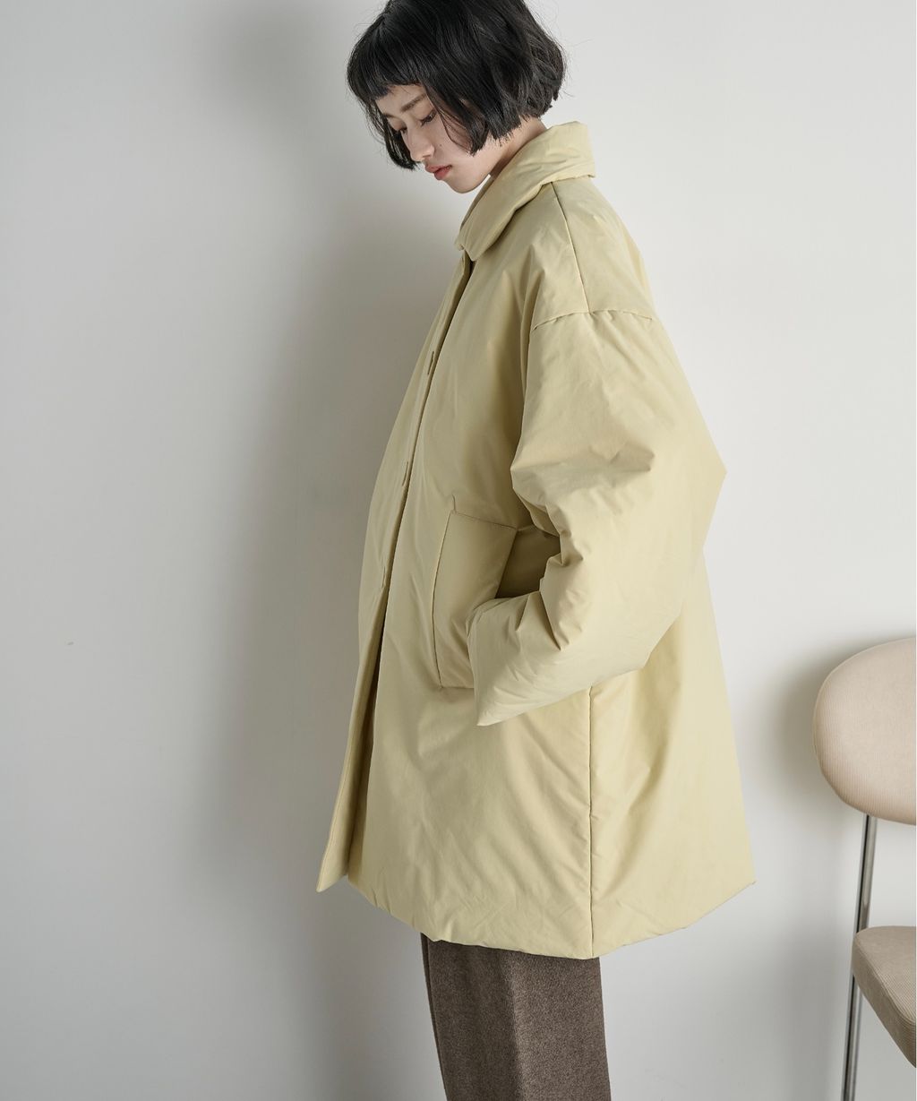 THE YOn 中長版蓬鬆鋪棉保暖外套(附圍巾)_32