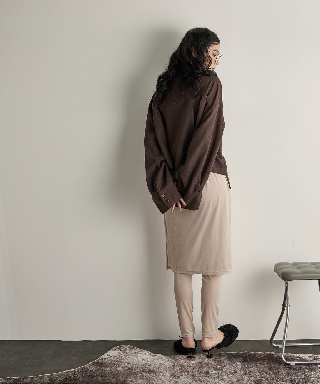 THE YOn 立體抓褶袖短版襯衫_51