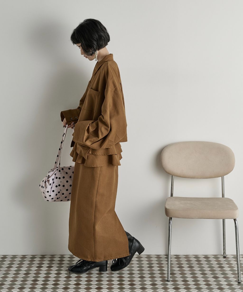 THE YOn 立體抓褶袖短版襯衫_23