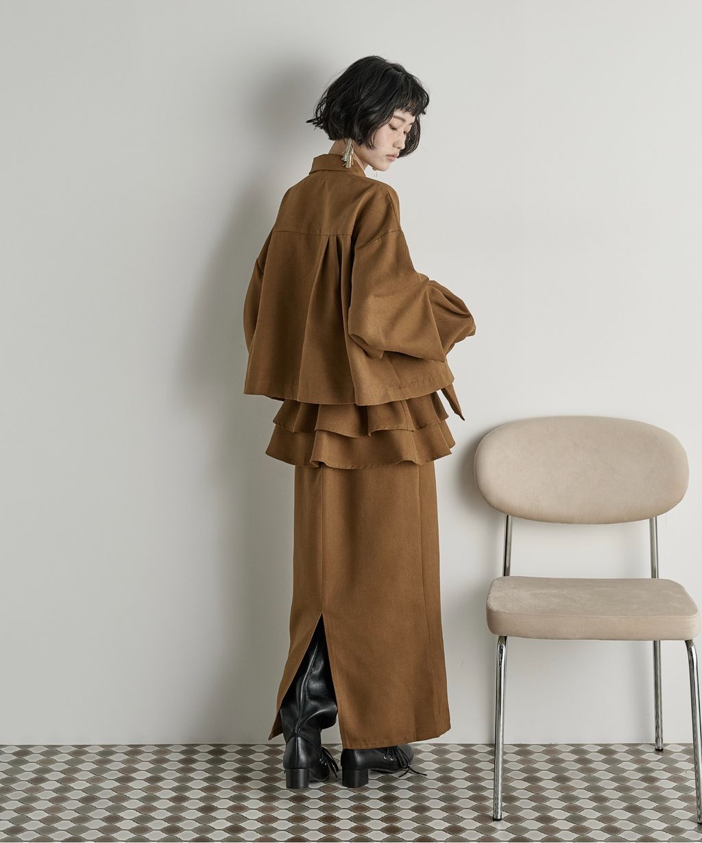 THE YOn 立體抓褶袖短版襯衫_26