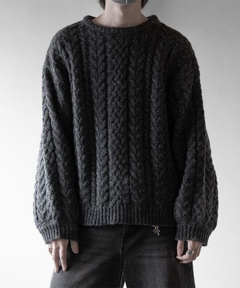 RUUBON 3.5G低針距保暖麻花針織毛衣_2