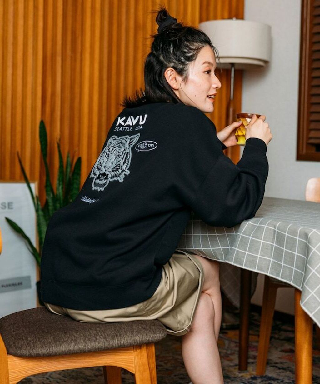 KAVU×FREAKS STORE 全刺繡老虎大學T_37