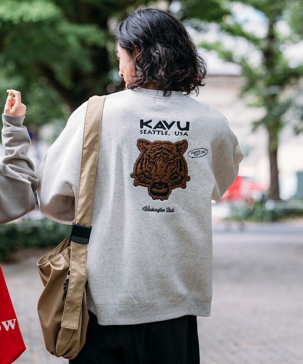 KAVU×FREAKS STORE 全刺繡老虎大學T_29