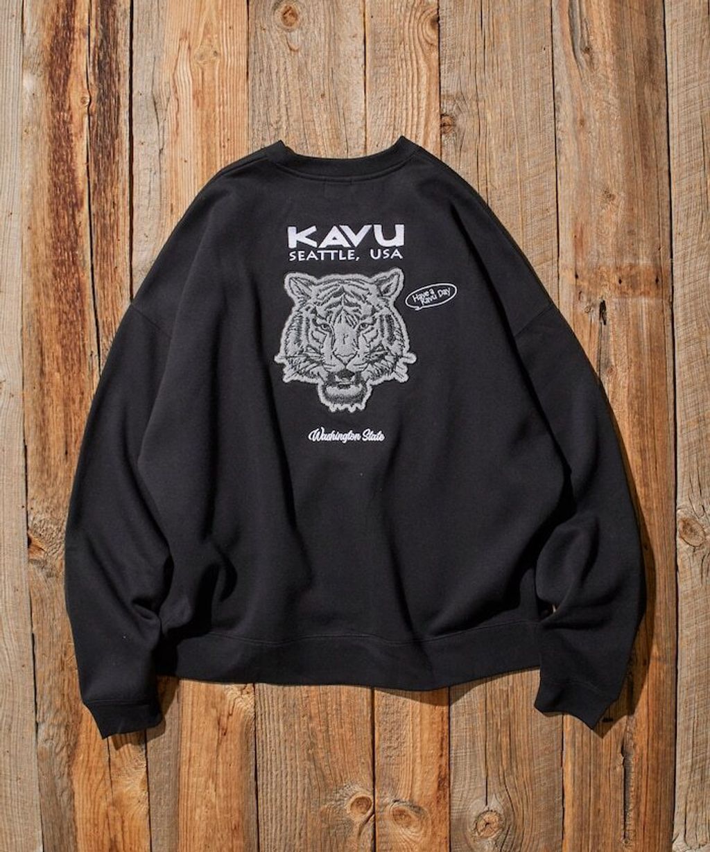 KAVU×FREAKS STORE 全刺繡老虎大學T_19