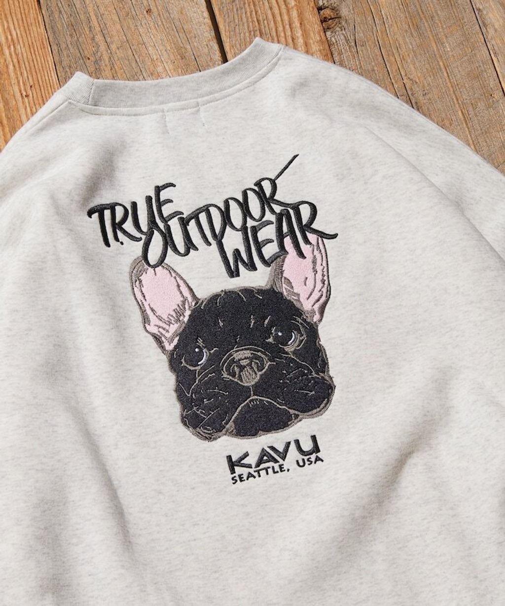KAVU×FREAKS STORE 全刺繡鬥牛犬大學T_5