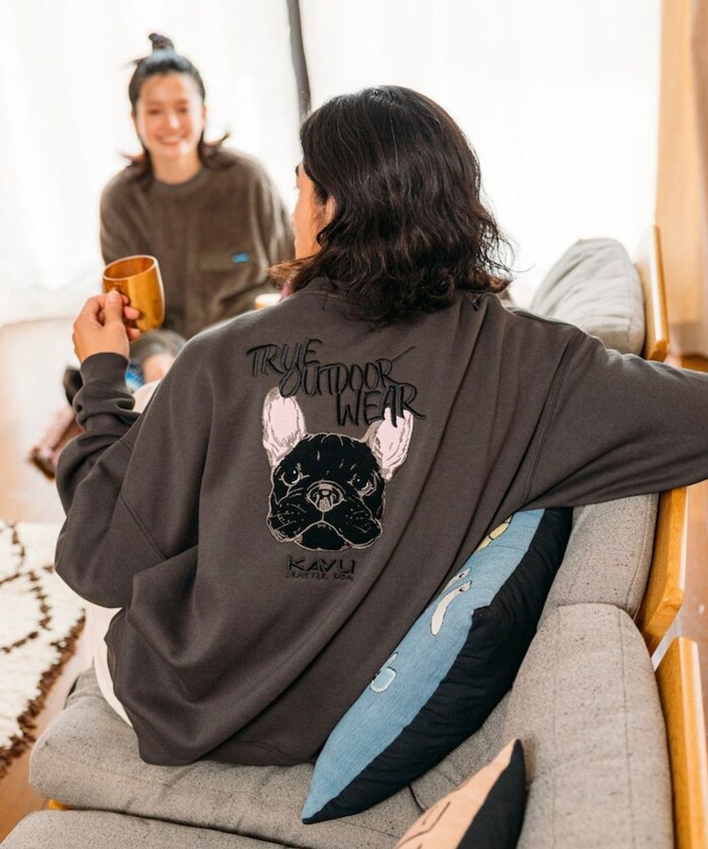 KAVU×FREAKS STORE 全刺繡鬥牛犬大學T_27