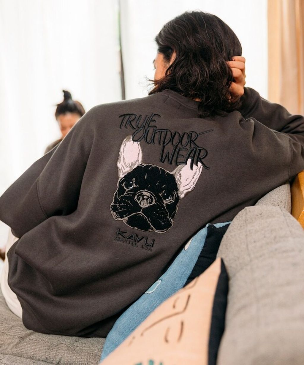 KAVU×FREAKS STORE 全刺繡鬥牛犬大學T_28