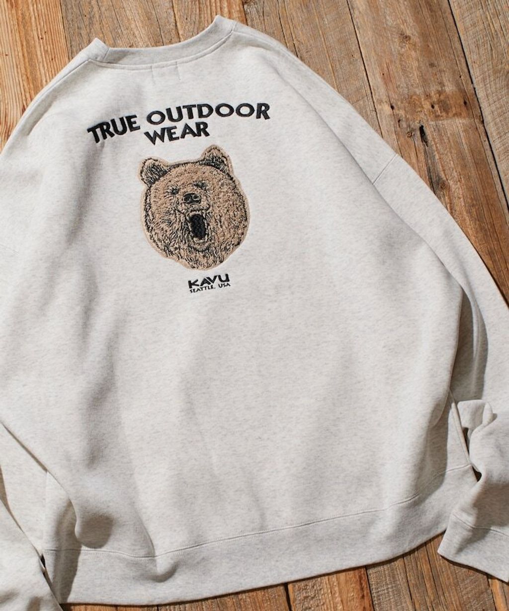 KAVU×FREAKS STORE 全刺繡棕熊大學T_5