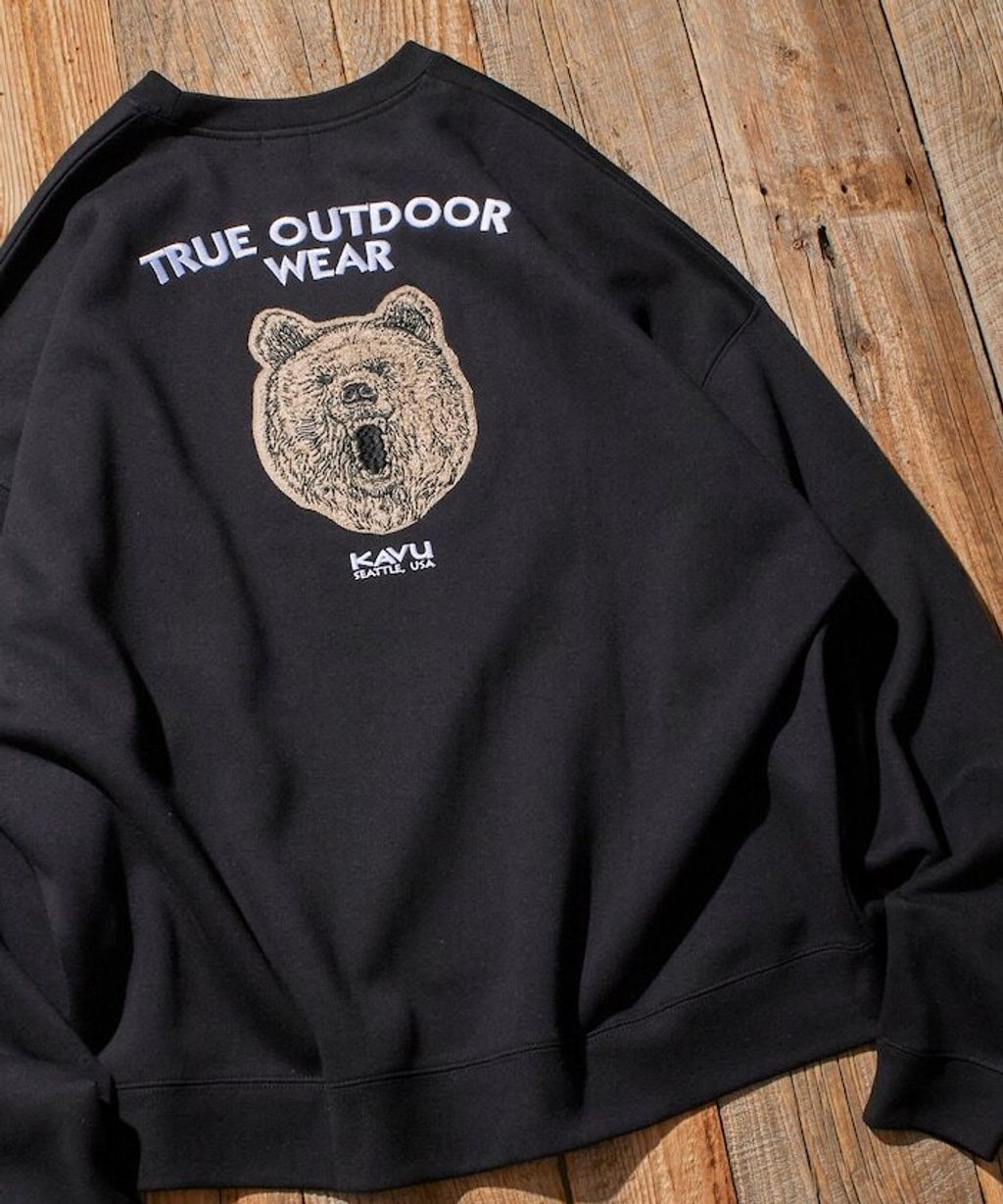 KAVU×FREAKS STORE 全刺繡棕熊大學T_2