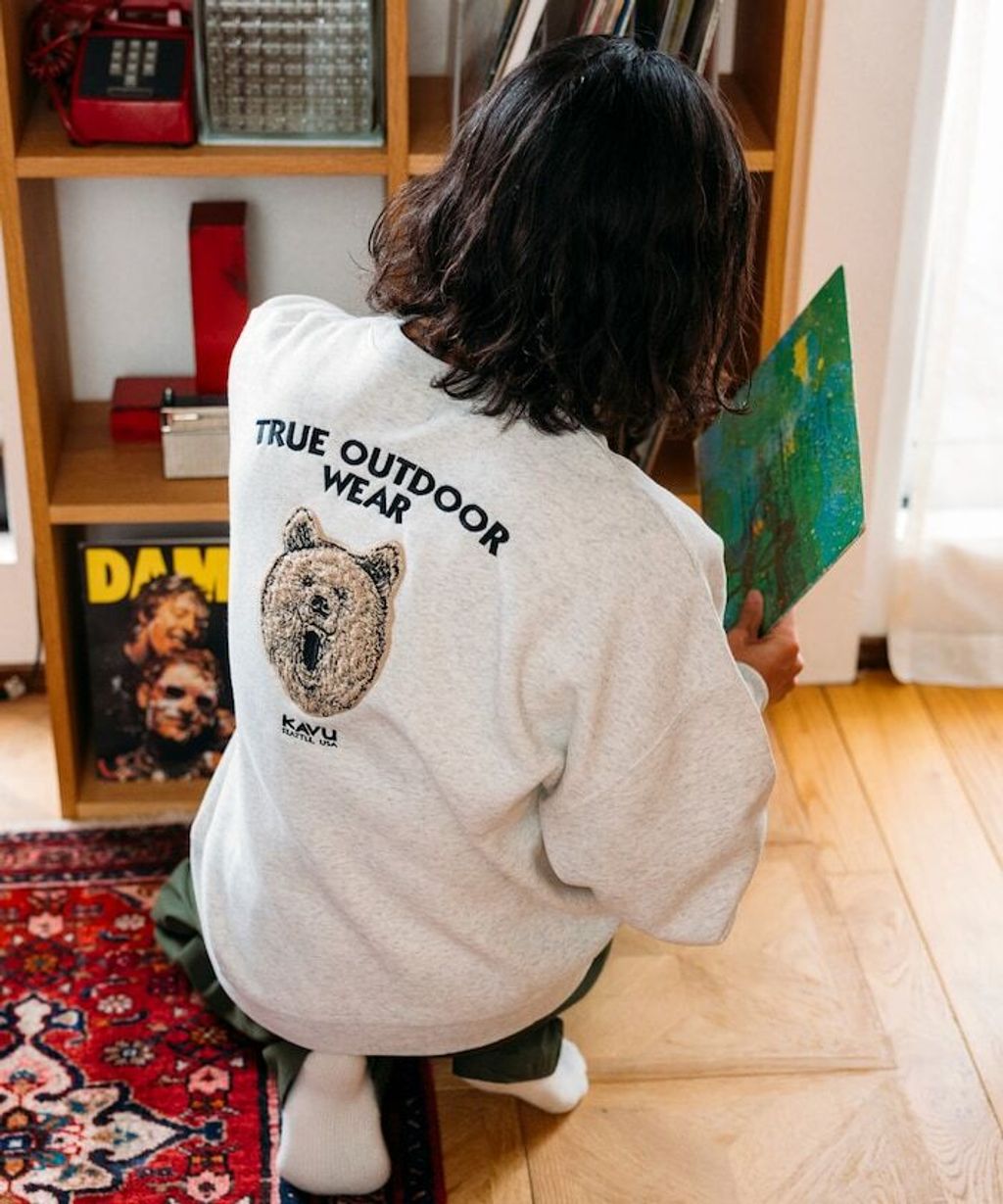 KAVU×FREAKS STORE 全刺繡棕熊大學T_35