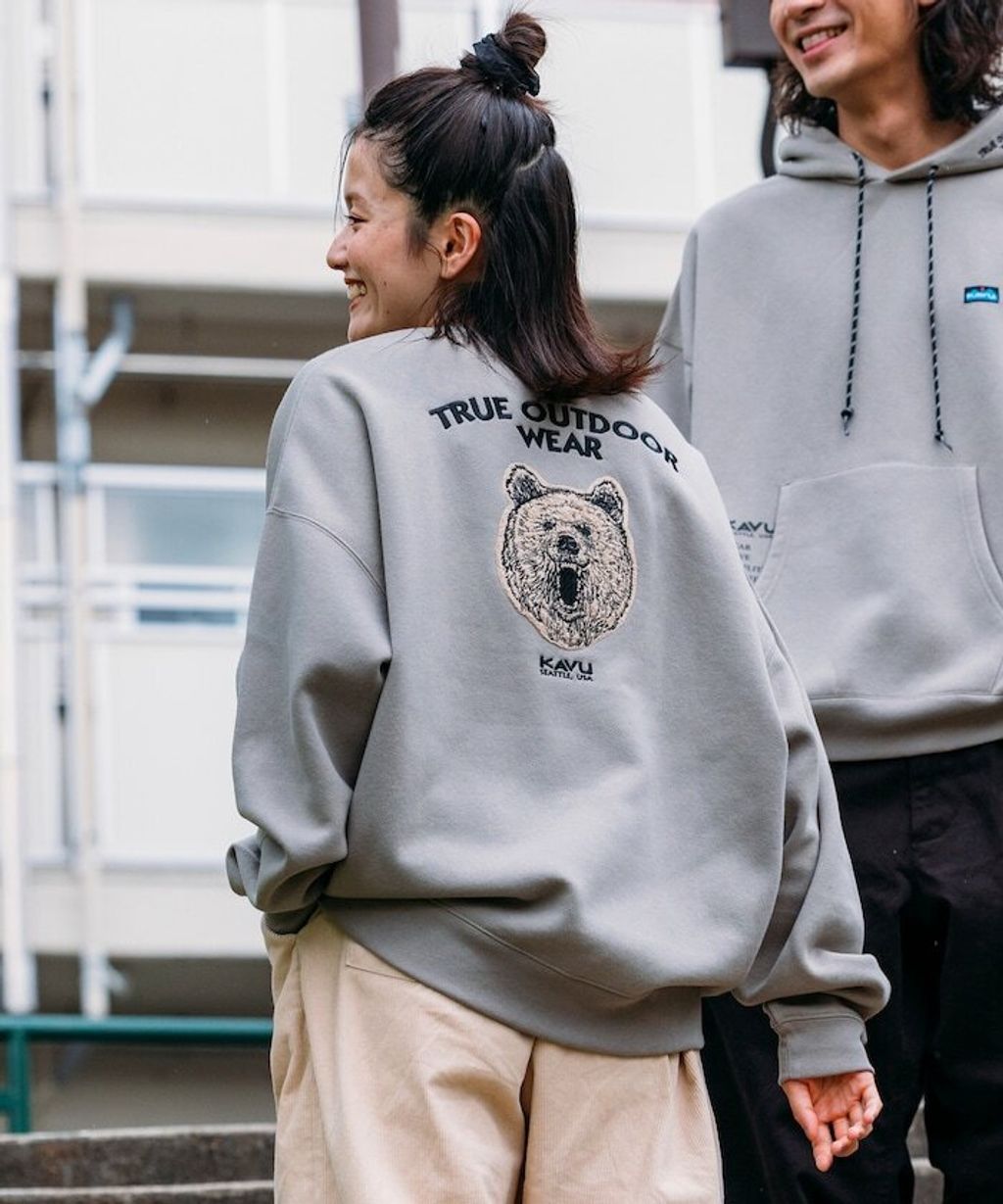 KAVU×FREAKS STORE 全刺繡棕熊大學T_28