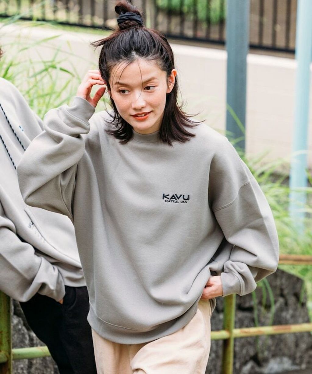 KAVU×FREAKS STORE 全刺繡棕熊大學T_30