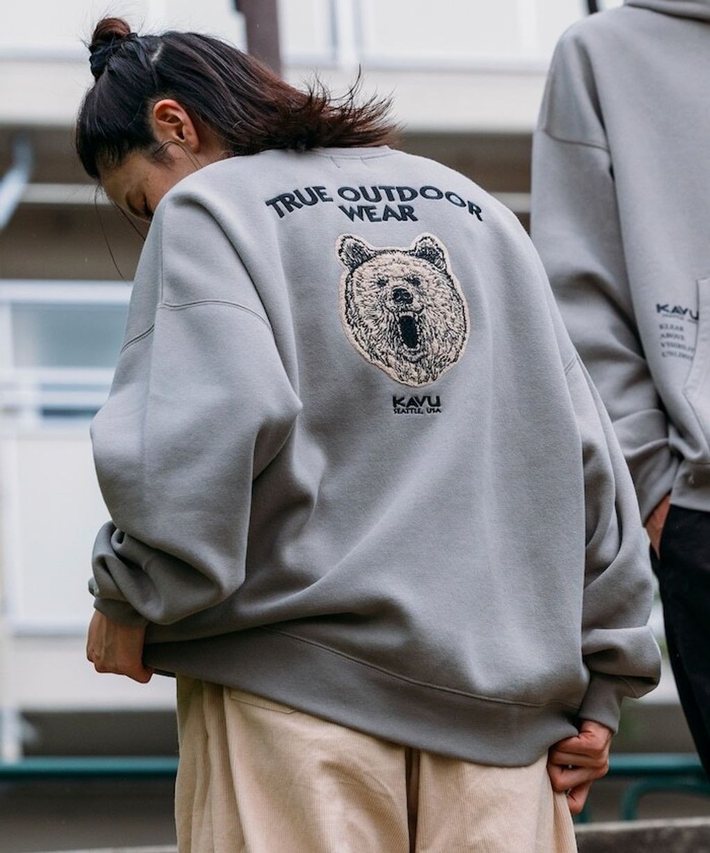 KAVU×FREAKS STORE 全刺繡棕熊大學T_29