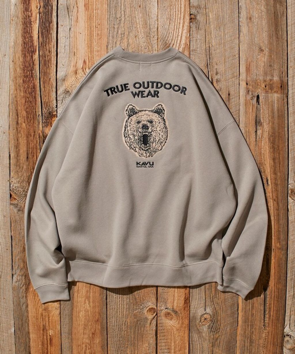 KAVU×FREAKS STORE 全刺繡棕熊大學T_14