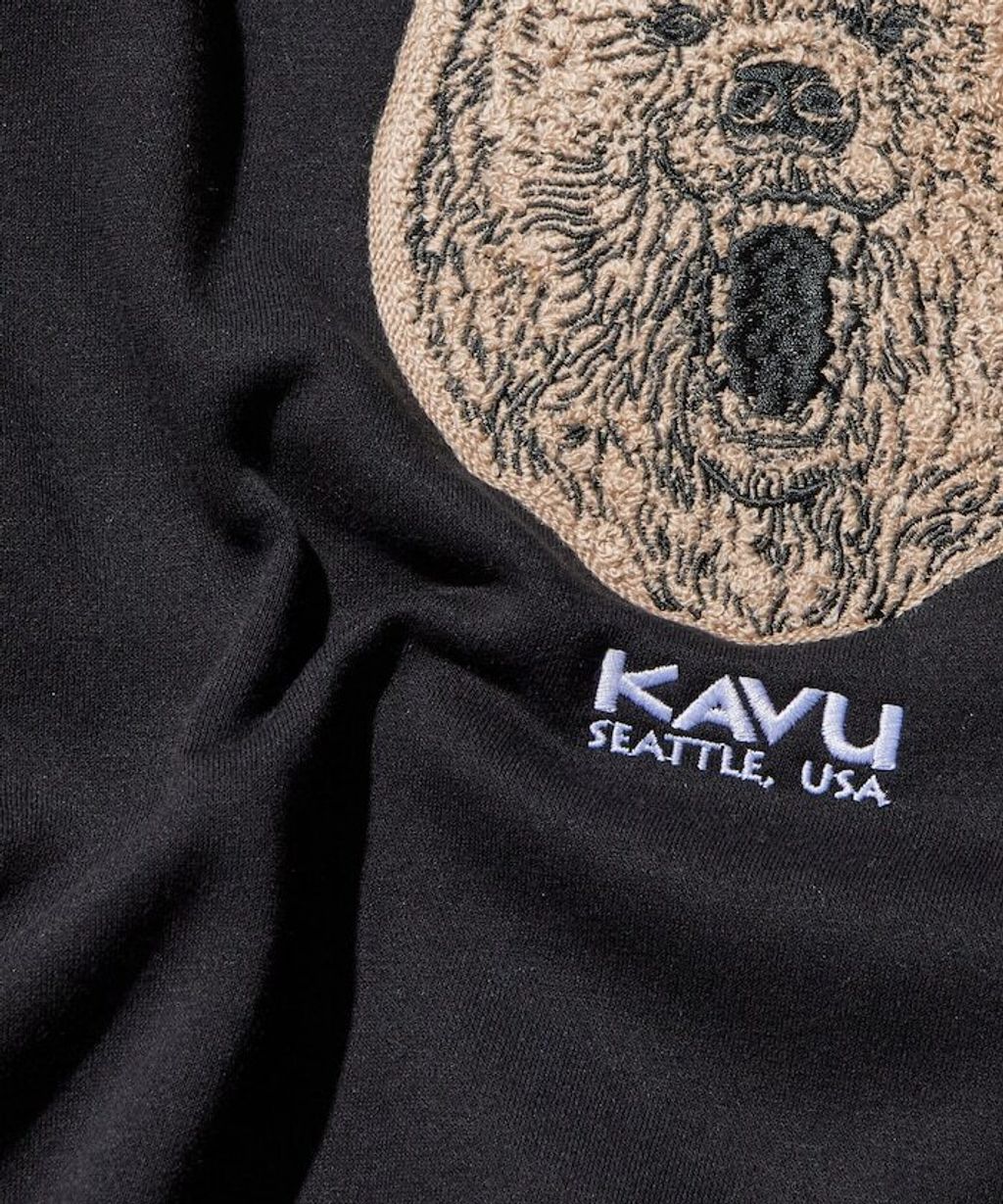 KAVU×FREAKS STORE 全刺繡棕熊大學T_21