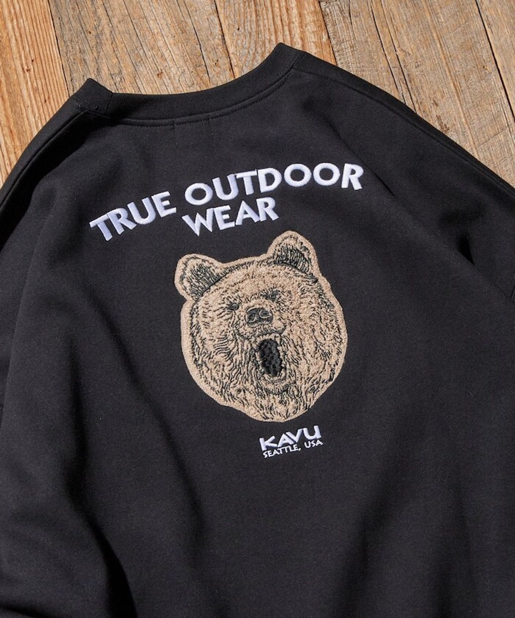 KAVU×FREAKS STORE 全刺繡棕熊大學T_20