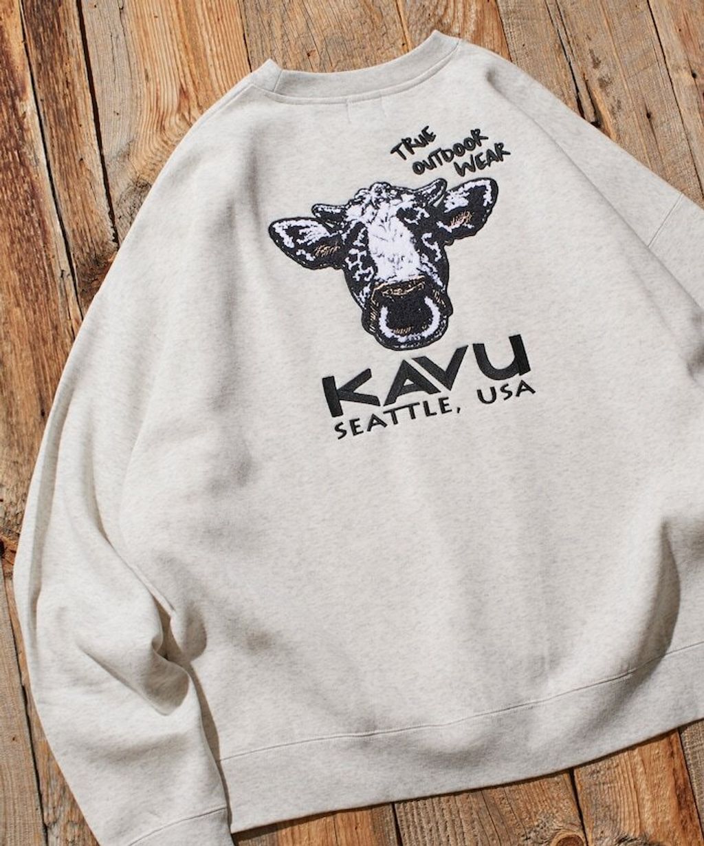 KAVU×FREAKS STORE 全刺繡乳牛大學T_5