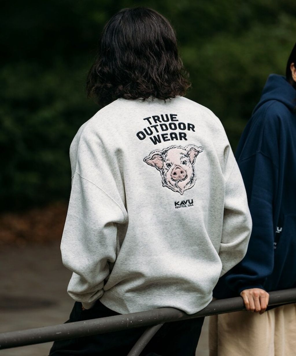 KAVU×FREAKS STORE 全刺繡豬頭大學T_30