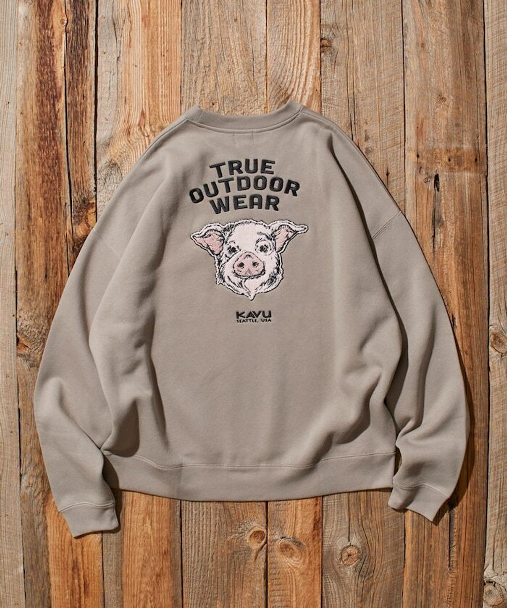 KAVU×FREAKS STORE 全刺繡豬頭大學T_14