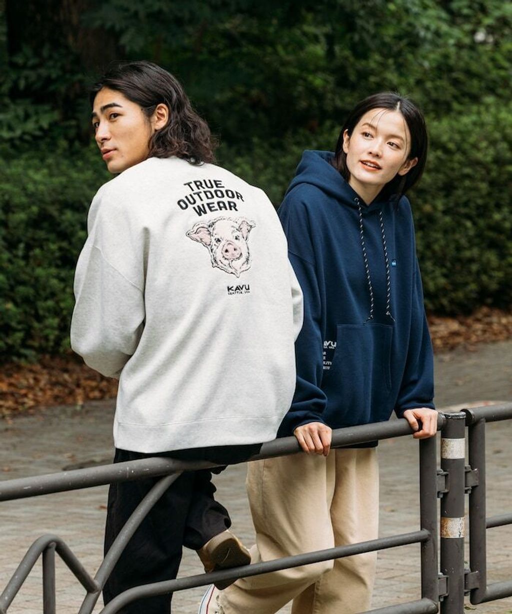 KAVU×FREAKS STORE 全刺繡豬頭大學T_29