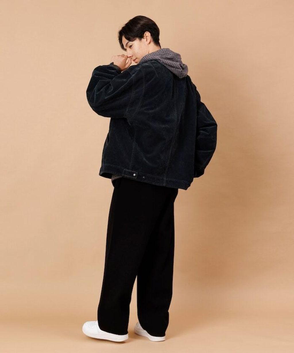 FREAKS STORE 復古洗舊麂皮質感LEATHERED工裝外套_40