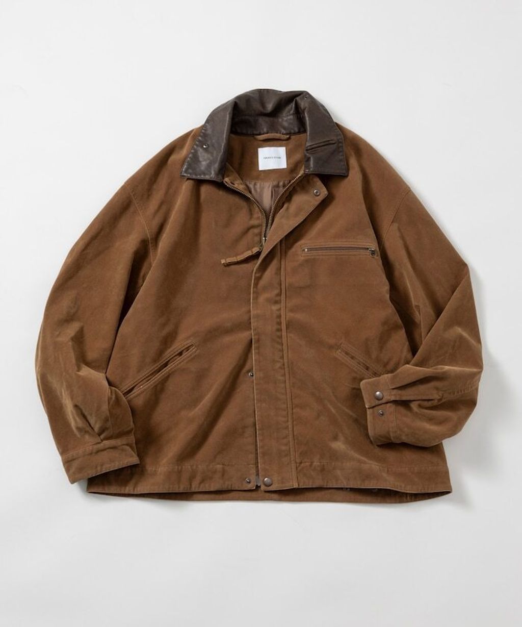 FREAKS STORE 復古洗舊麂皮質感LEATHERED工裝外套_35