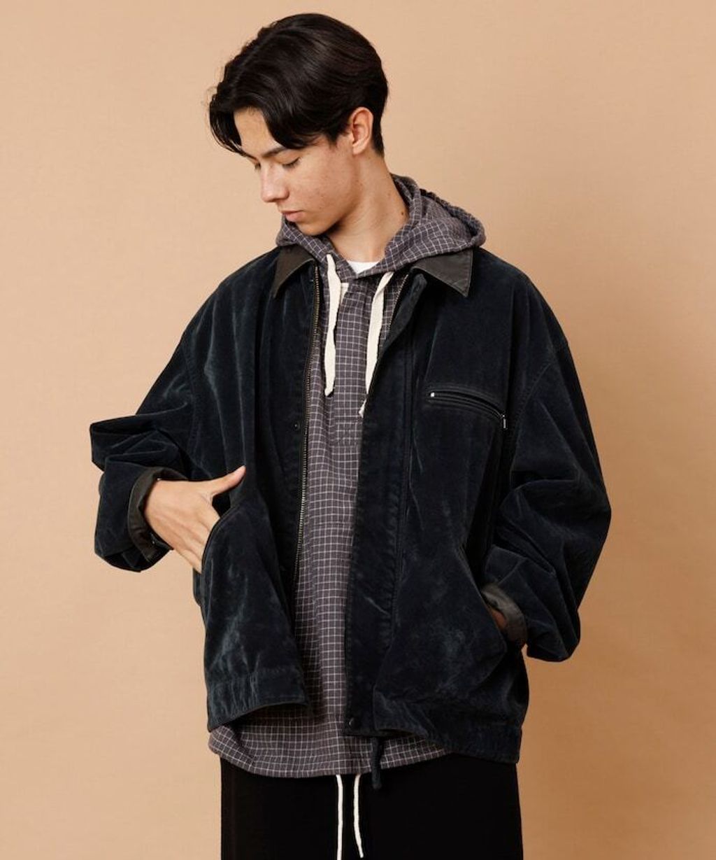 FREAKS STORE 復古洗舊麂皮質感LEATHERED工裝外套_44